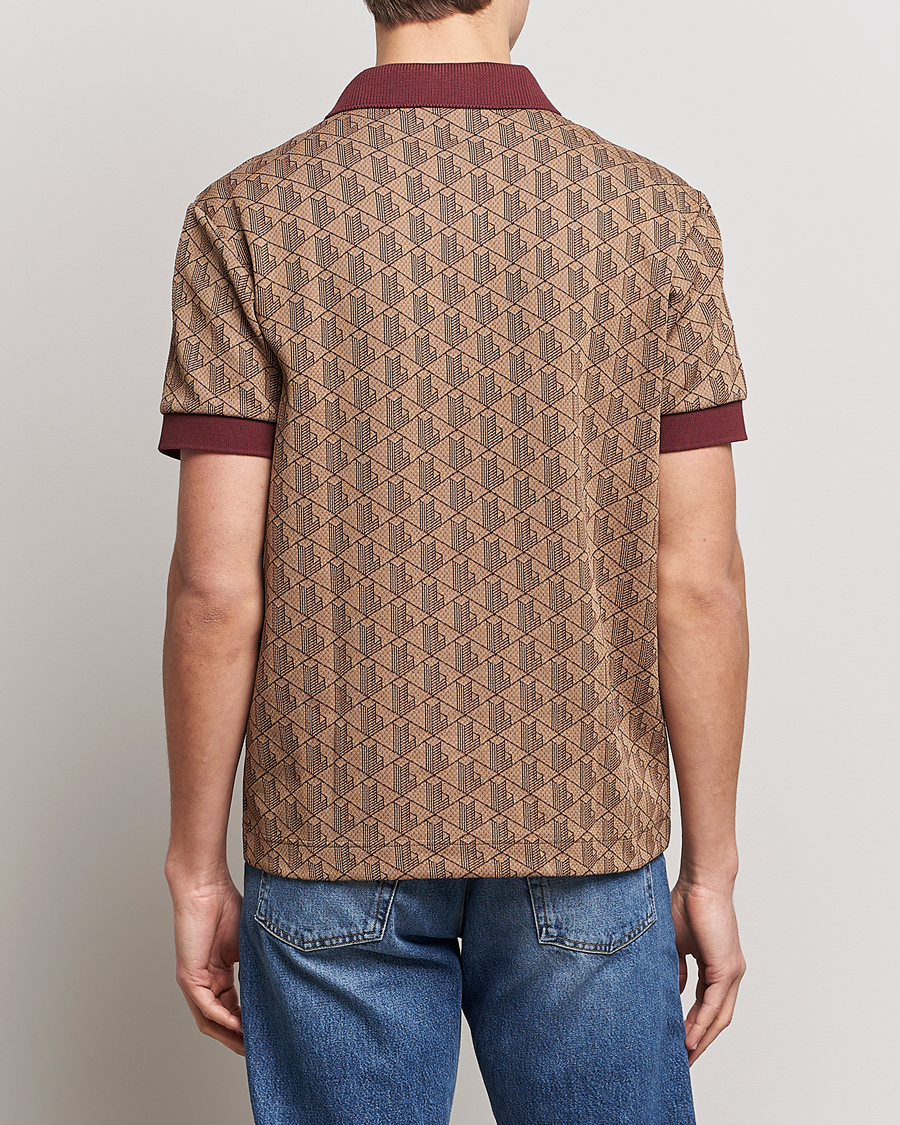 Mies | Pikeet | Lacoste | Classic Fit Monogram Polo Viennese/Expresso