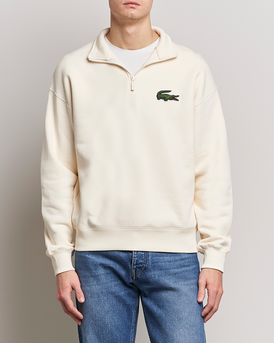 Mies |  | Lacoste | Organic Cotton Half Zip Sweater Lapland