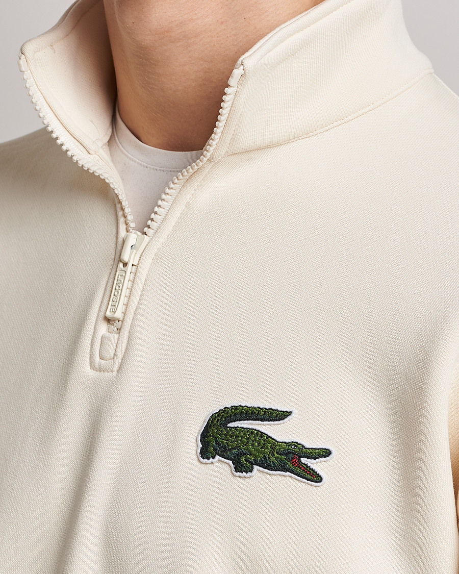 Mies | Puserot | Lacoste | Organic Cotton Half Zip Sweater Lapland