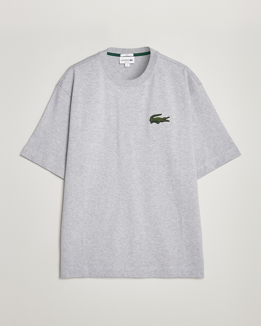 Mies | T-paidat | Lacoste | Loose Fit T-Shirt Silver Chine