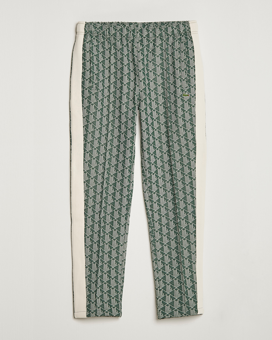 Mies | Housut | Lacoste | Monogram Trackpant Green/Wood Shaving