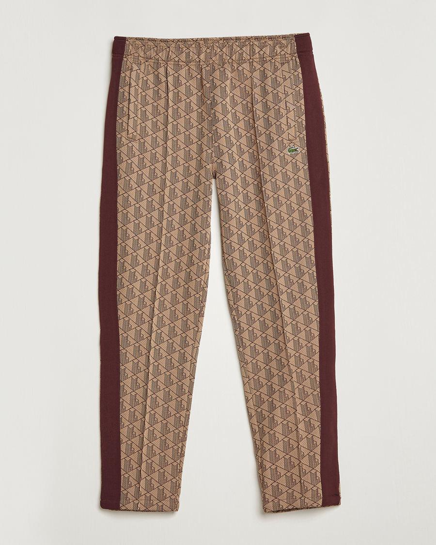 Mies | Housut | Lacoste | Monogram Trackpant Viennese/Expresso