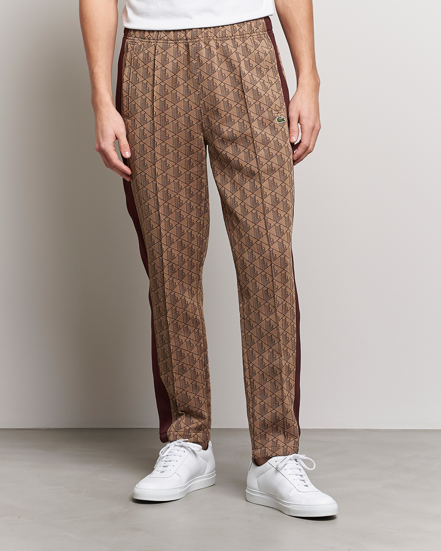 Mies |  | Lacoste | Monogram Trackpant Viennese/Expresso
