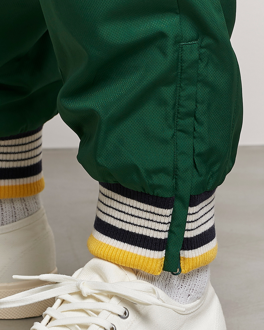 Mies | Housut | Lacoste | Héritage Striped Trackpants Green/Lapland