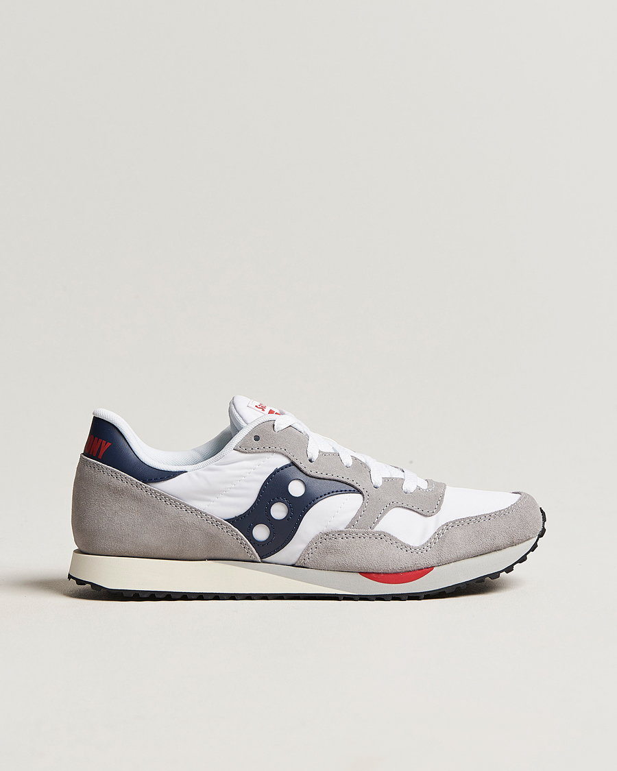 Mies | Saucony DXN Trainer Sneaker White/Navy | Saucony | DXN Trainer Sneaker White/Navy