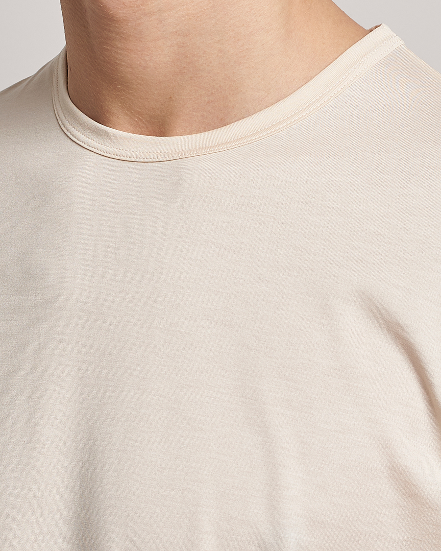 Mies | T-paidat | Sunspel | Crew Neck Cotton Tee Undyed