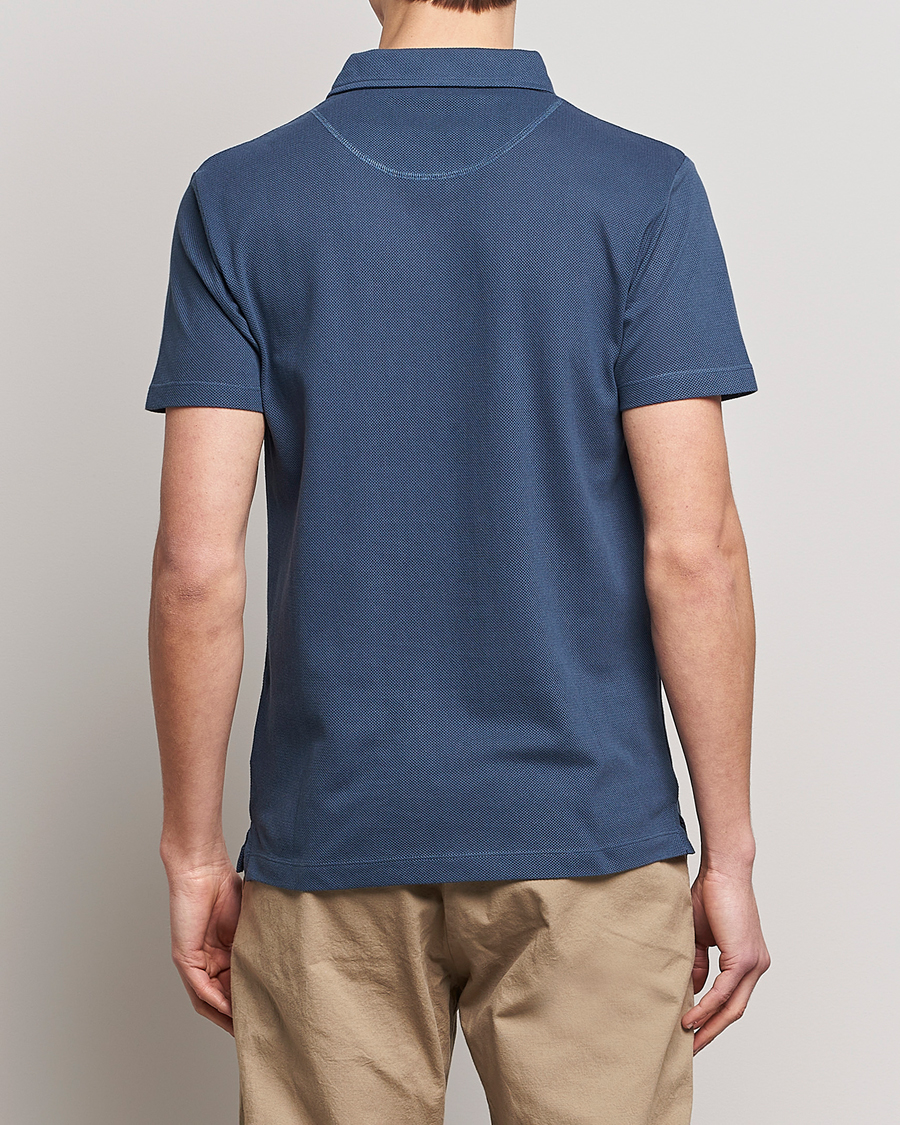 Mies | Pikeet | Sunspel | Riviera Polo Shirt Shale Blue