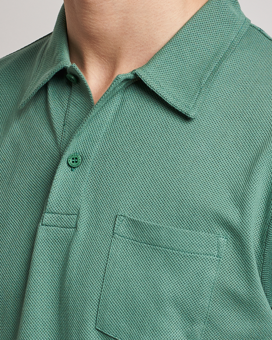 Mies | Pikeet | Sunspel | Riviera Polo Shirt Thyme