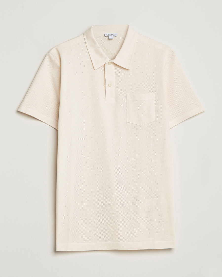 Mies | Pikeet | Sunspel | Riviera Polo Shirt Undyed