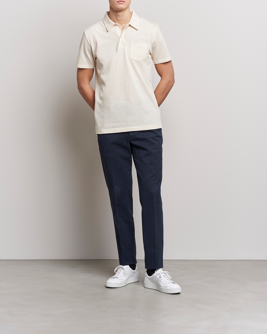 Mies | Pikeet | Sunspel | Riviera Polo Shirt Undyed