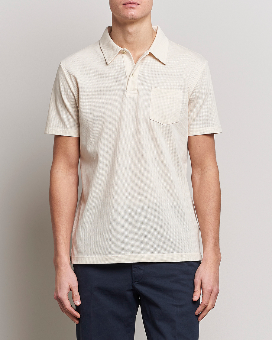 Mies | Pikeet | Sunspel | Riviera Polo Shirt Undyed