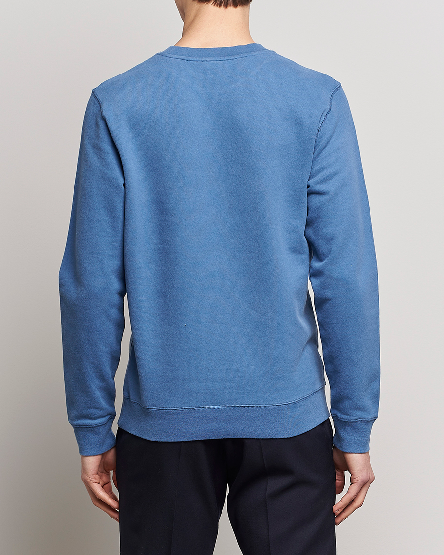 Mies | Puserot | Sunspel | Loopback Sweatshirt Blue Stone