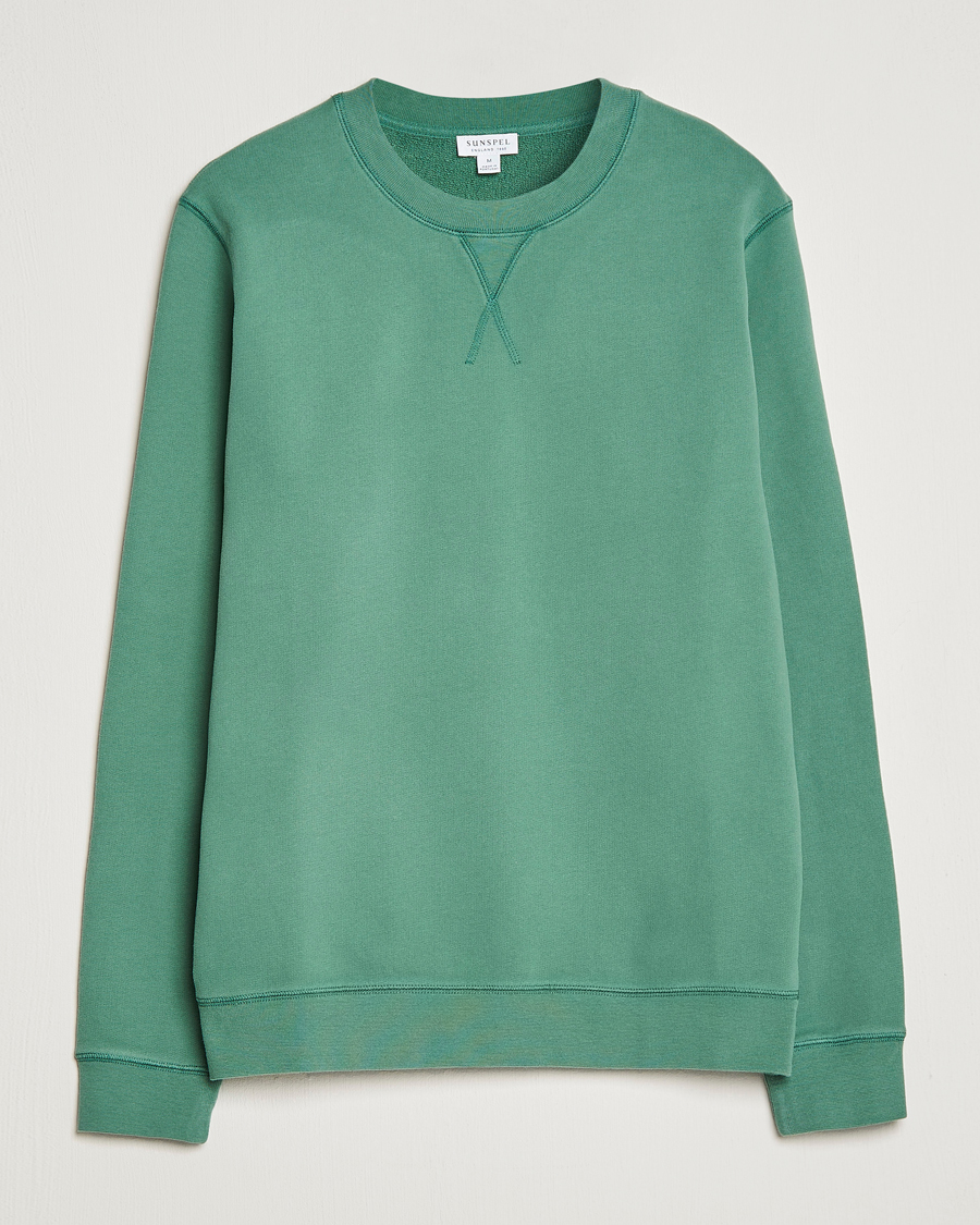Mies | Puserot | Sunspel | Loopback Sweatshirt Thyme