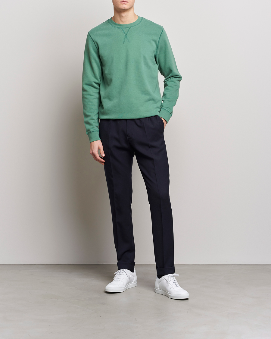 Mies | Puserot | Sunspel | Loopback Sweatshirt Thyme