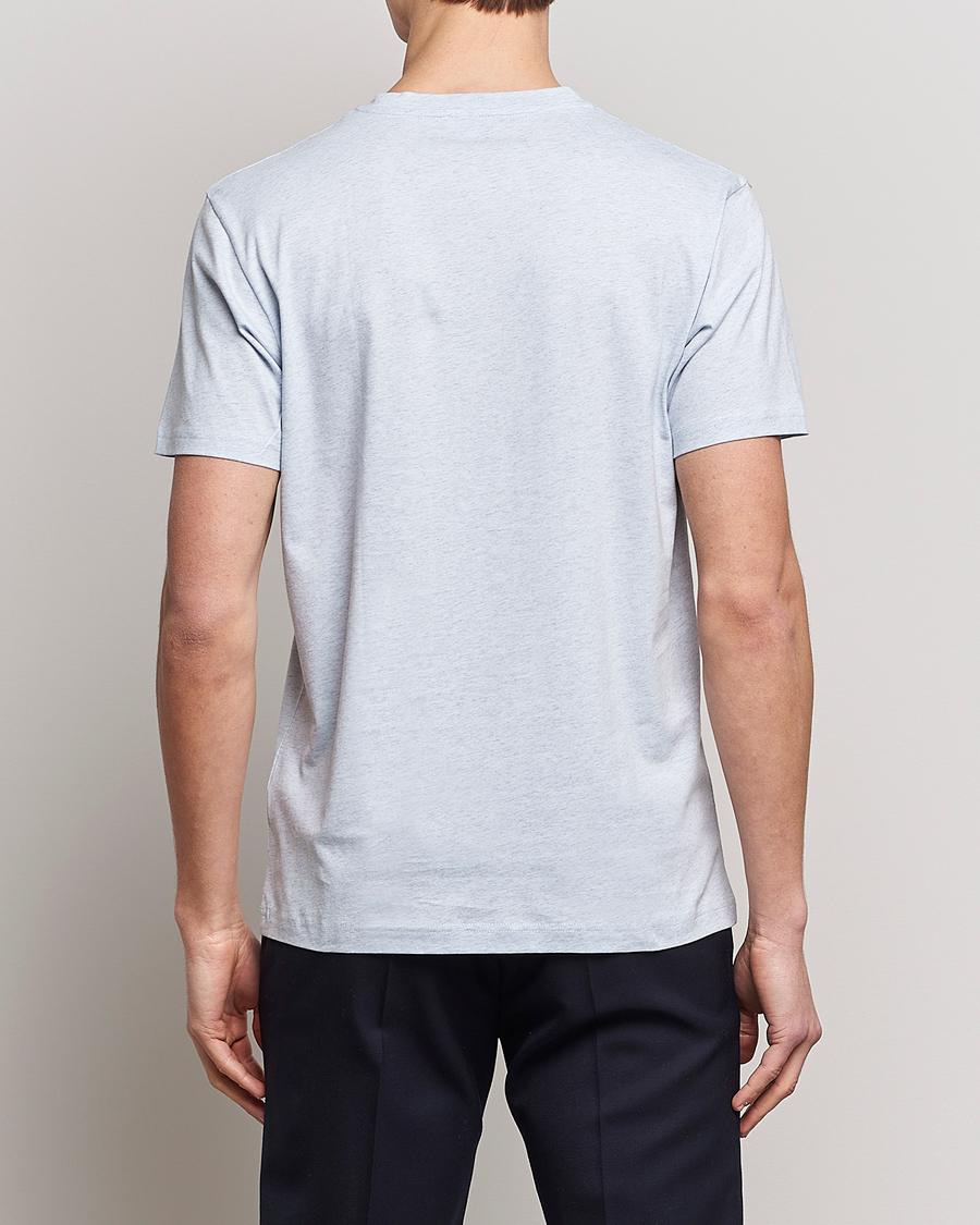 Mies | T-paidat | Sunspel | Riviera Organic Tee Pastel Blue Melange