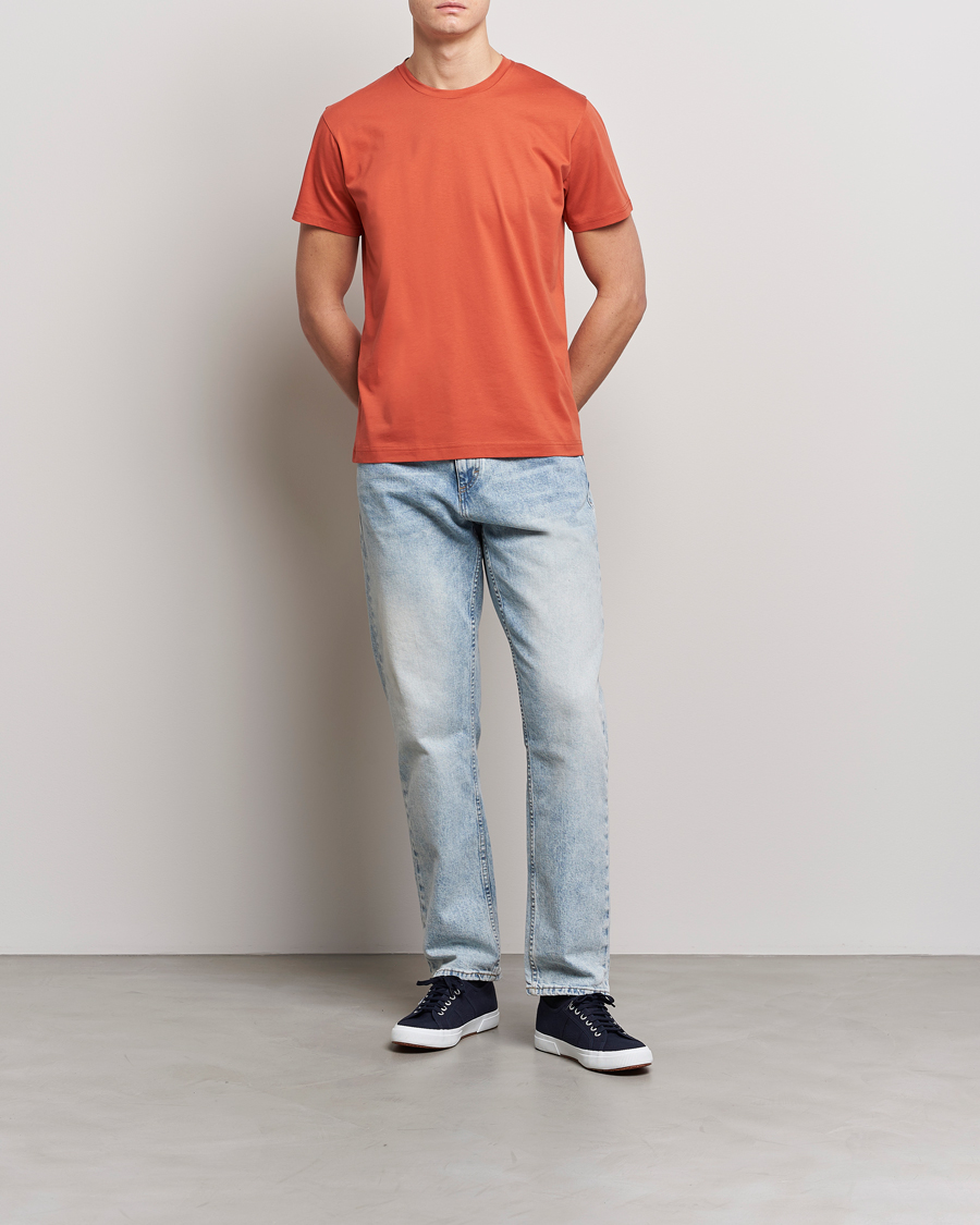 Mies | T-paidat | Sunspel | Riviera Organic Tee Burnt Sienna