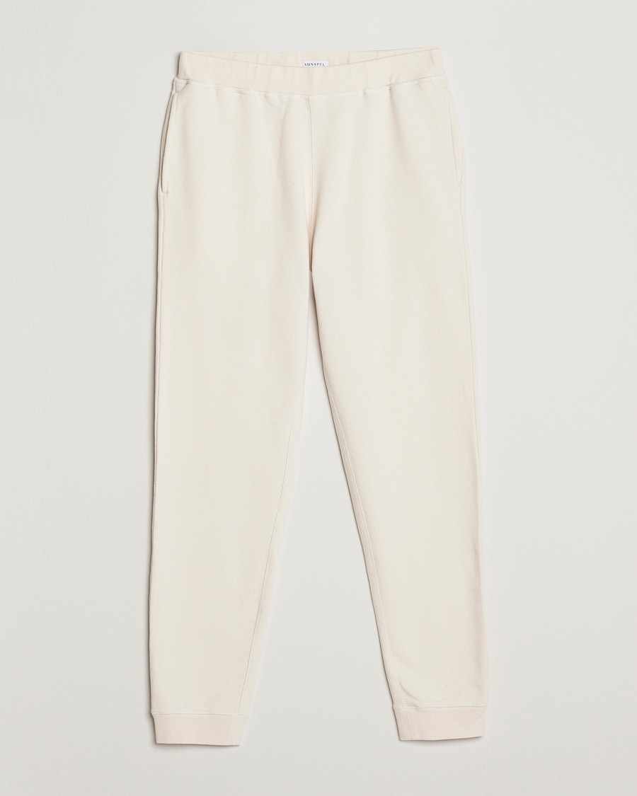 Mies | Housut | Sunspel | Cotton Loopback Track Pants Undyed