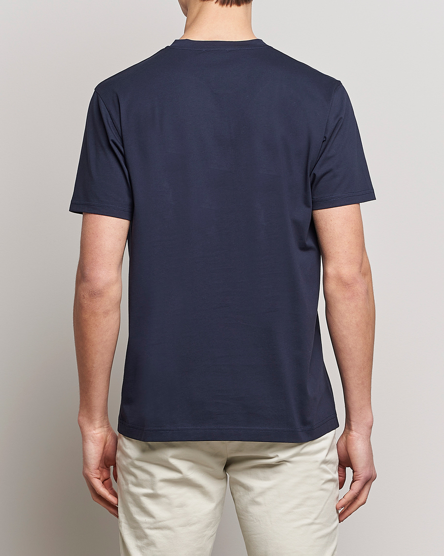 Mies | T-paidat | Sunspel | Riviera Pocket Crew Neck T-Shirt Navy