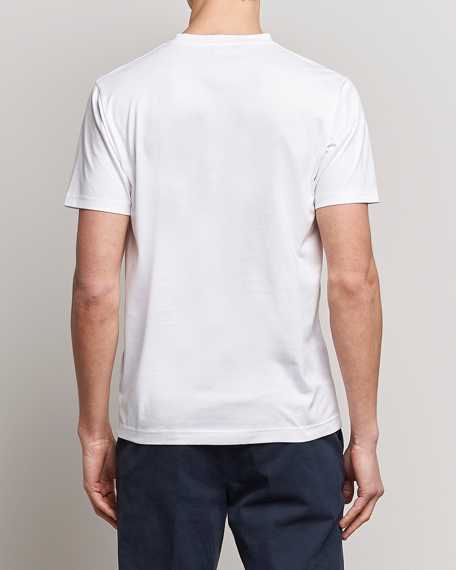 Mies | T-paidat | Sunspel | Riviera Pocket Crew Neck T-Shirt White