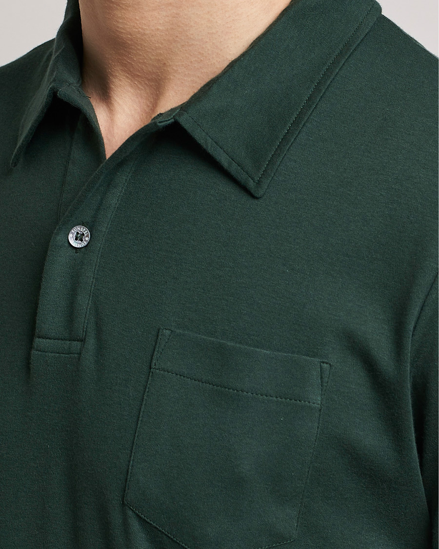 Mies | Pikeet | Sunspel | Sea Island Jersey Riviera Polo Seaweed