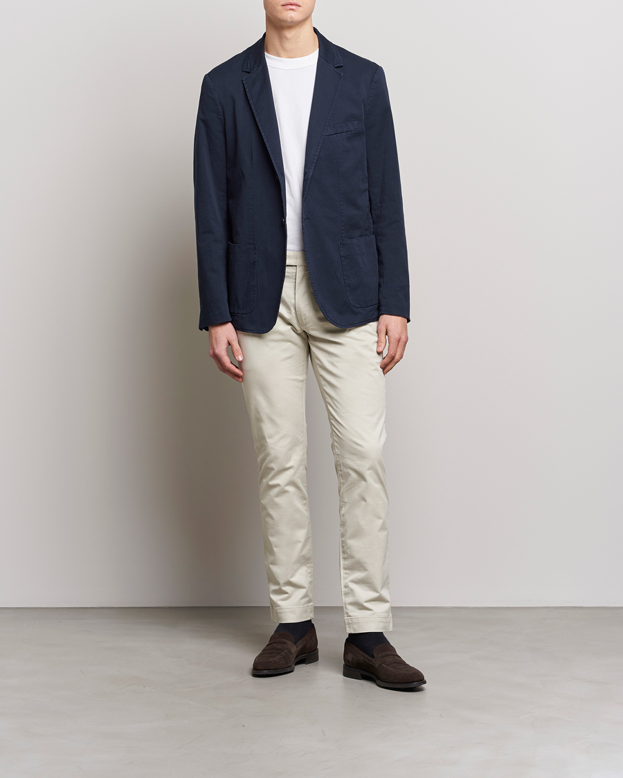 Mies | Pikkutakit | Sunspel | Cotton Stretch Jacket Navy