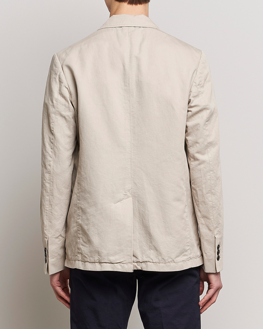 Mies | Pikkutakit | Sunspel | Unconstructed Cotton/Linen Blazer Light Sand