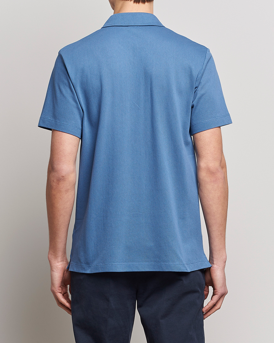 Mies | Pikeet | Sunspel | Riviera Resort Shirt Blue Stone