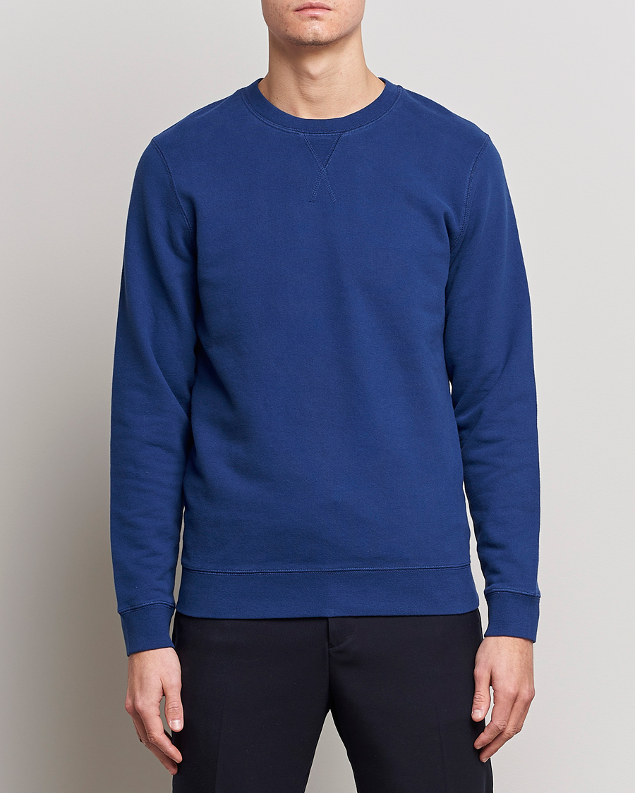 Mies |  | Sunspel | Loopback Sweatshirt Space Blue