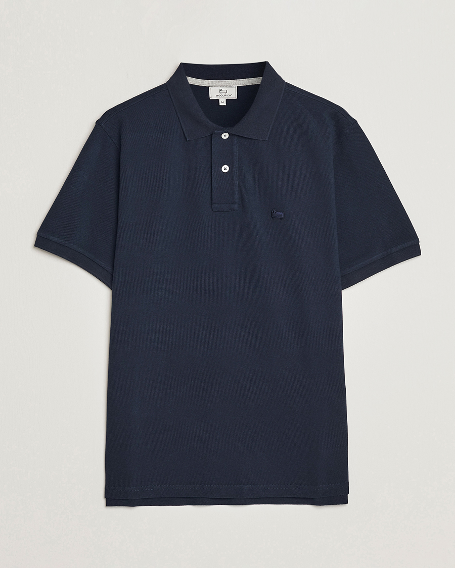Mies | Pikeet | Woolrich | Classic American Polo Melton Blue