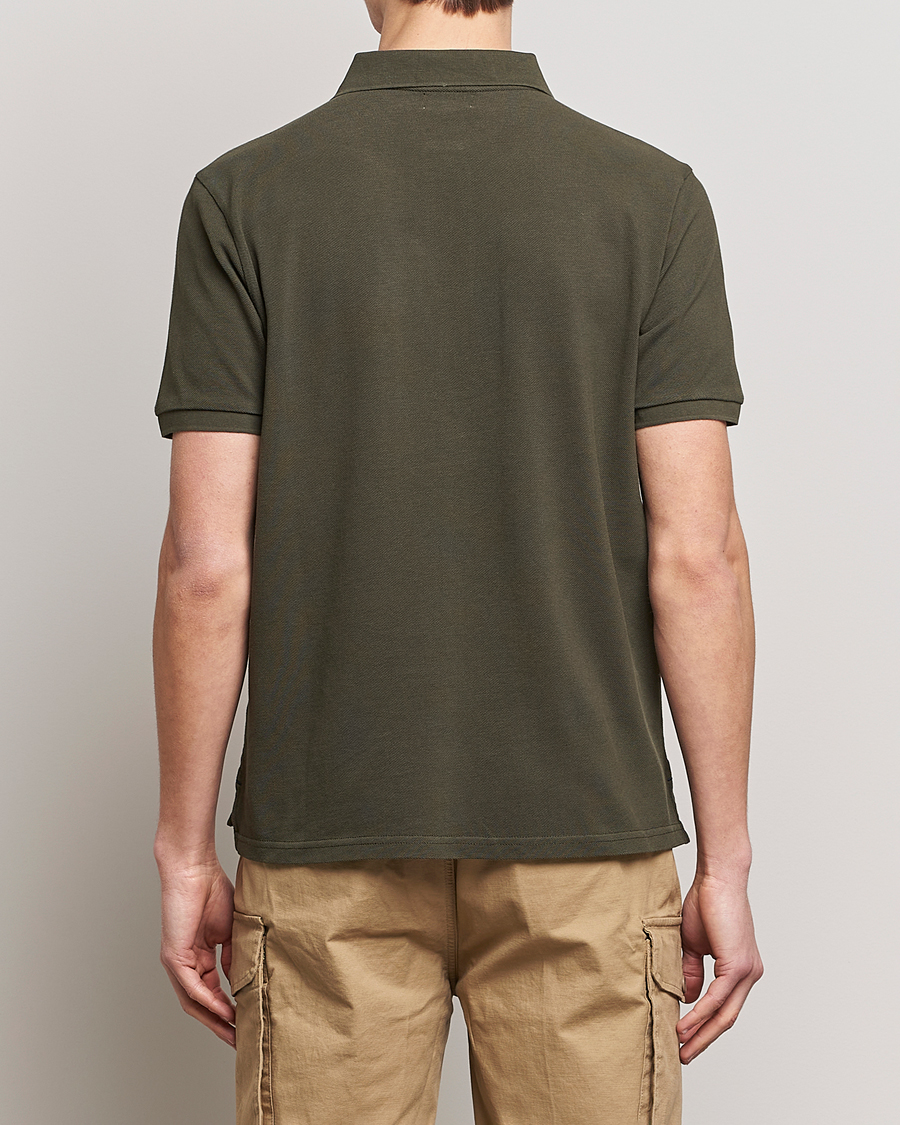 Mies | Pikeet | Woolrich | Classic American Polo Dark Green
