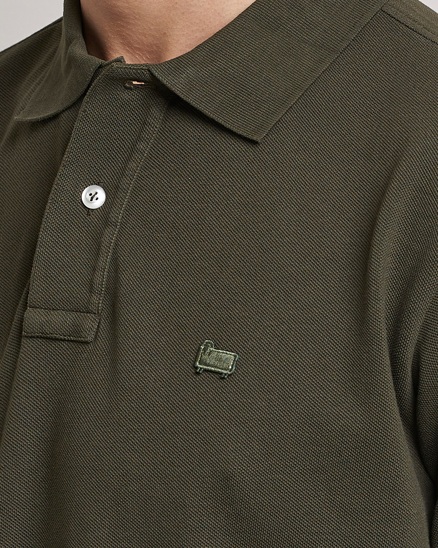 Mies | Pikeet | Woolrich | Classic American Polo Dark Green