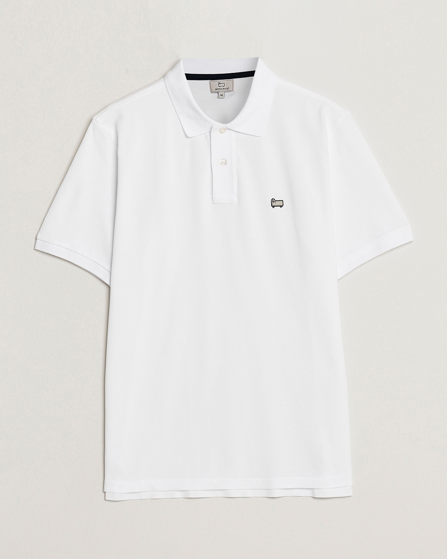 Mies | Pikeet | Woolrich | Classic American Polo Bright White