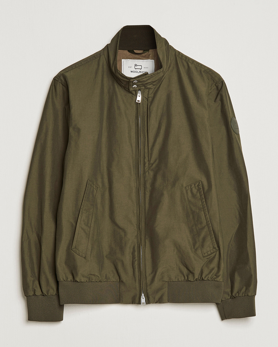 Mies | Takit | Woolrich | Cruiser Eco Cotton Bomber Jacket Dark Green