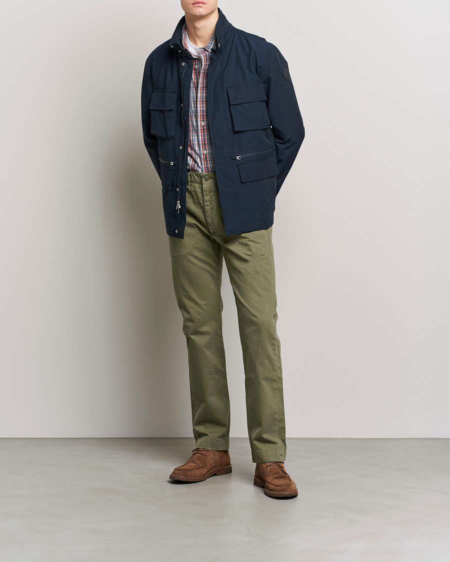 Mies | Takit | Woolrich | Cruiser Eco Field Jacket Melton Blue