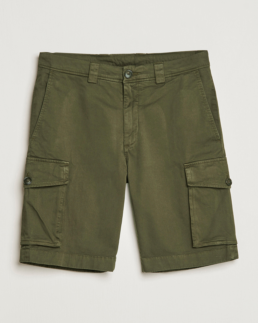 Mies | Shortsit | Woolrich | Classic Cargo Shorts Dark Green