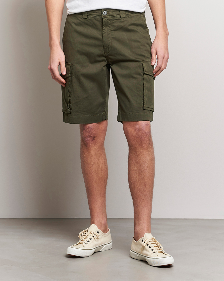Mies | Woolrich | Woolrich | Classic Cargo Shorts Dark Green