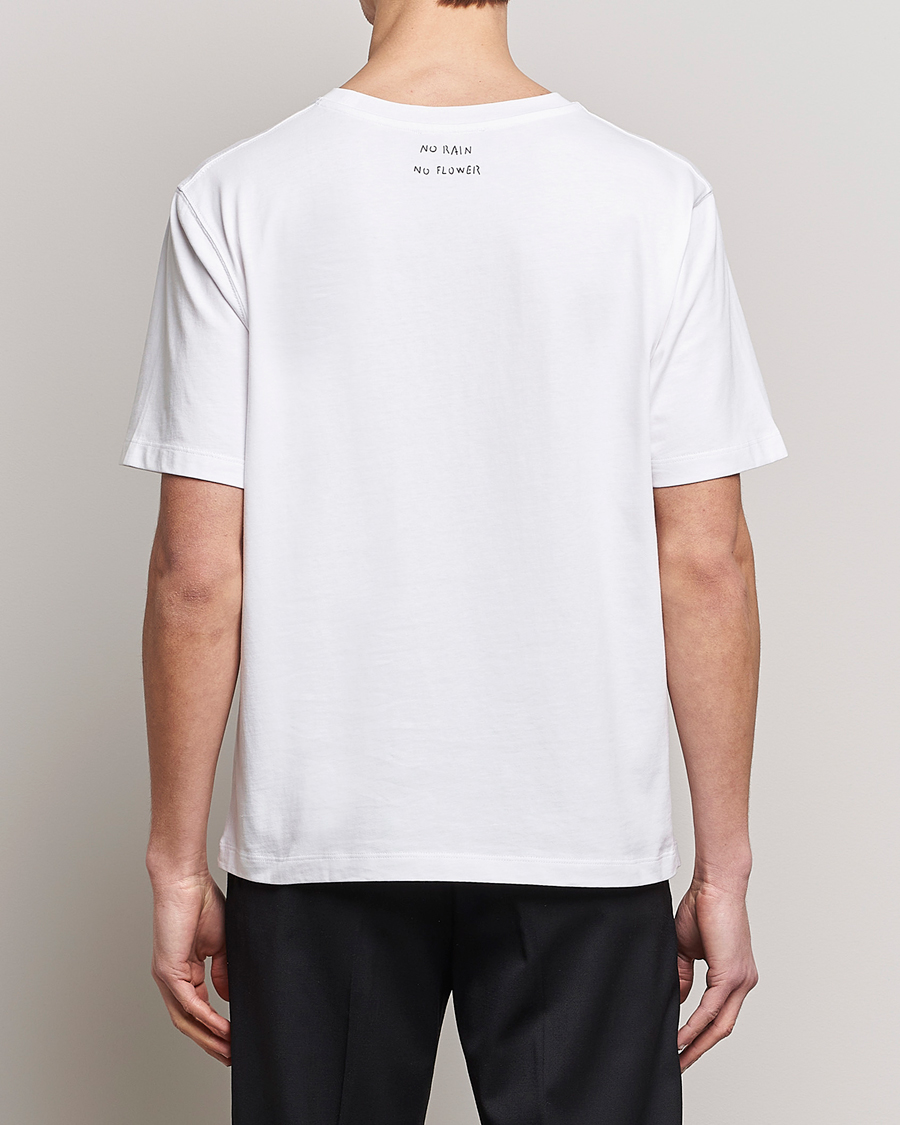 Mies | T-paidat | Lardini | Fiore Tasca Printet Logo T-Shirt White