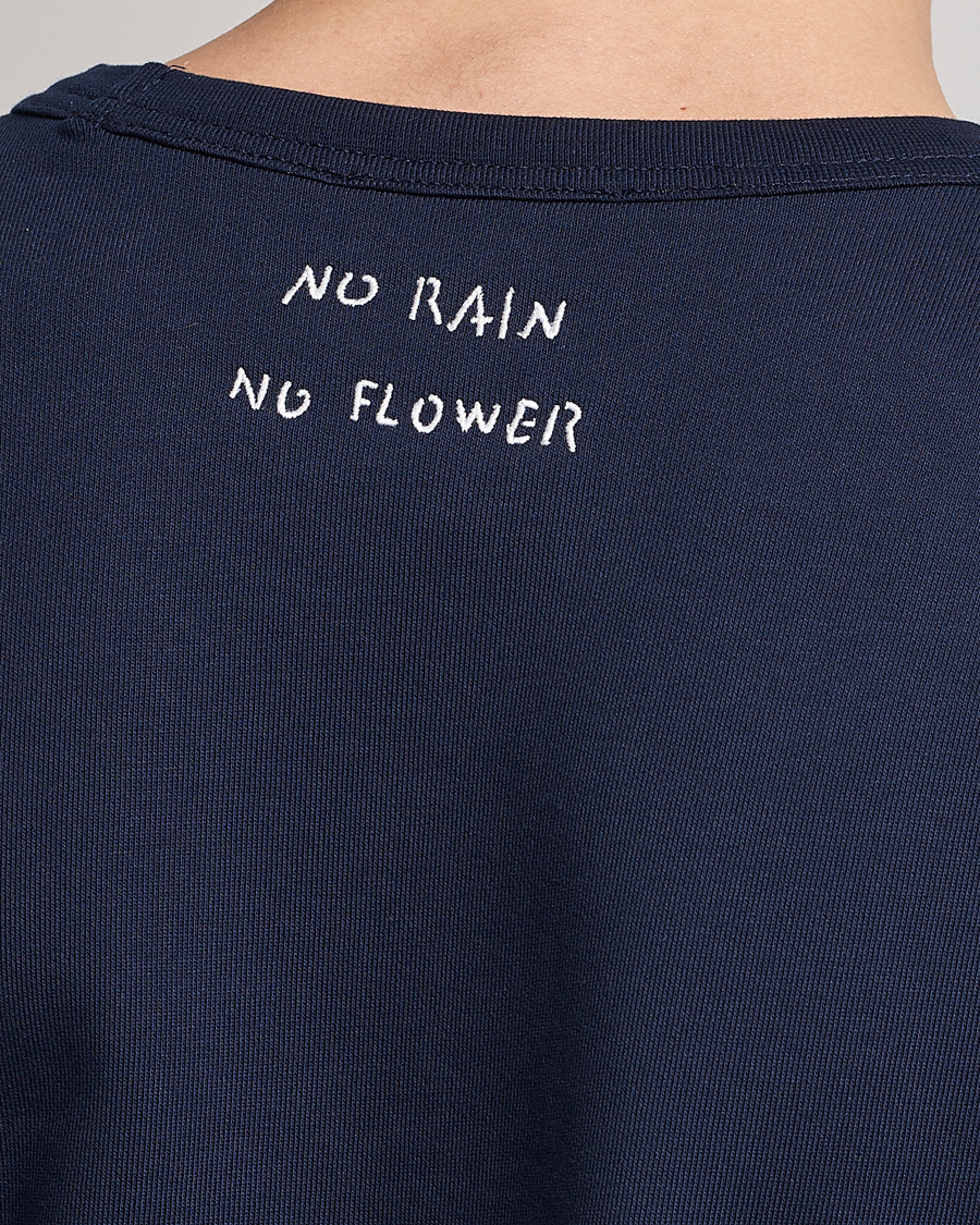 Mies | Puserot | Lardini | Cotton Embroidery Logo Sweatshirt Navy