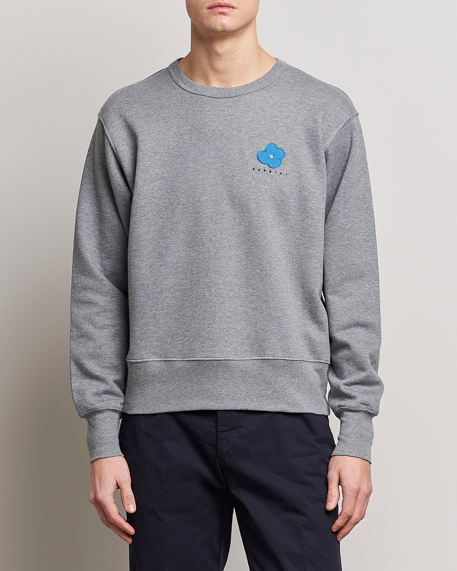 Mies | Lardini | Lardini | Cotton Embroidery Logo Sweatshirt Grey