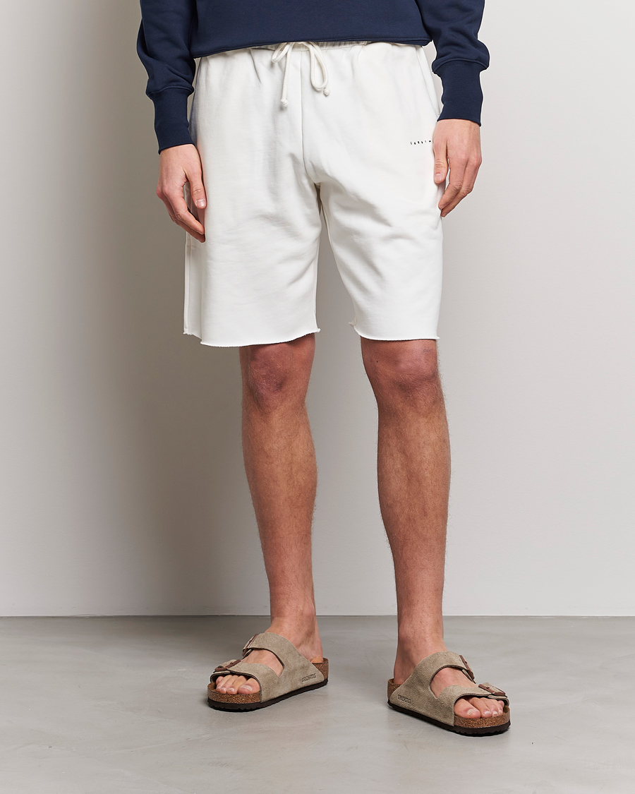 Mies | Rennot shortsit | Lardini | Cotton Embroidery Shorts White