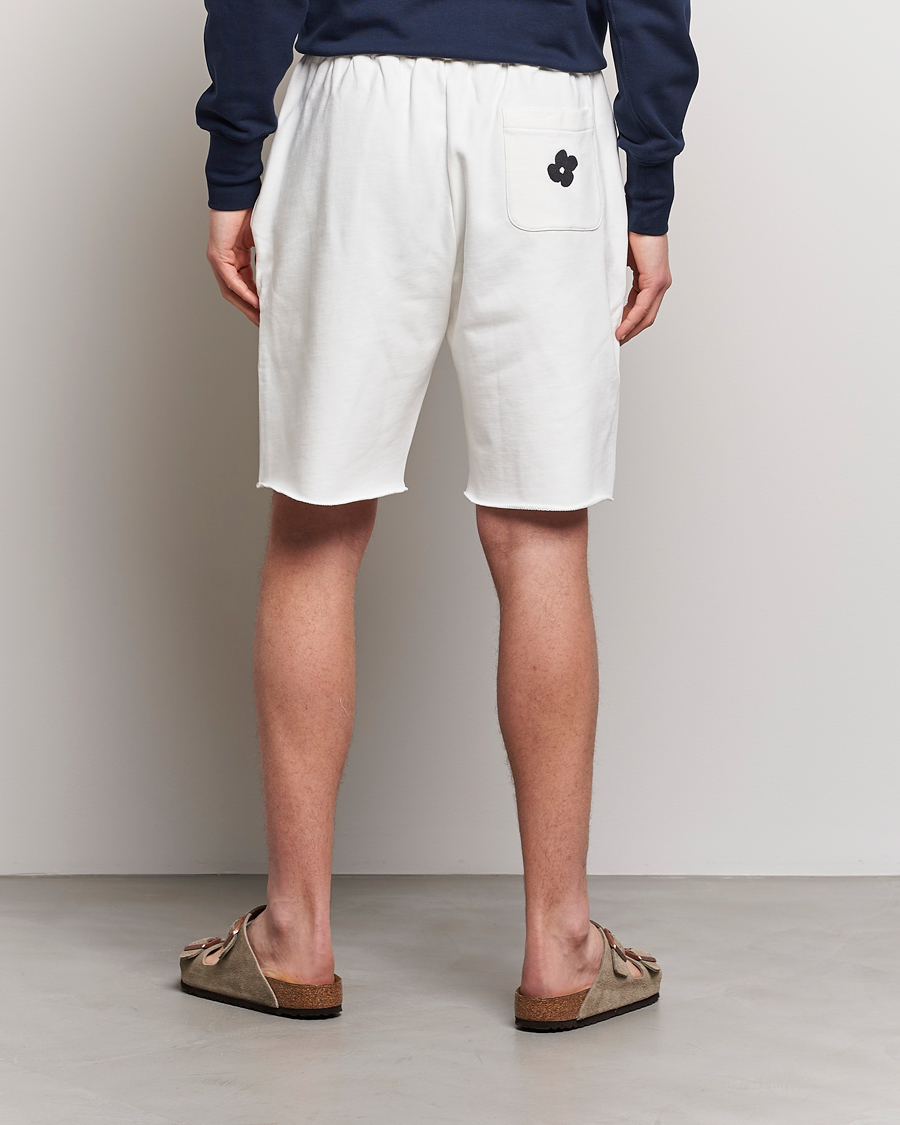 Mies | Shortsit | Lardini | Cotton Embroidery Shorts White