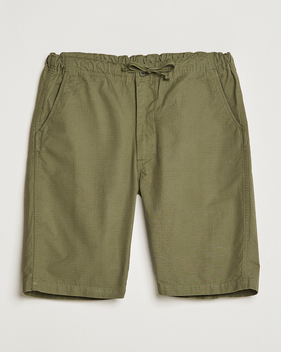 Mies | Shortsit | orSlow | New Yorker Shorts Army Green