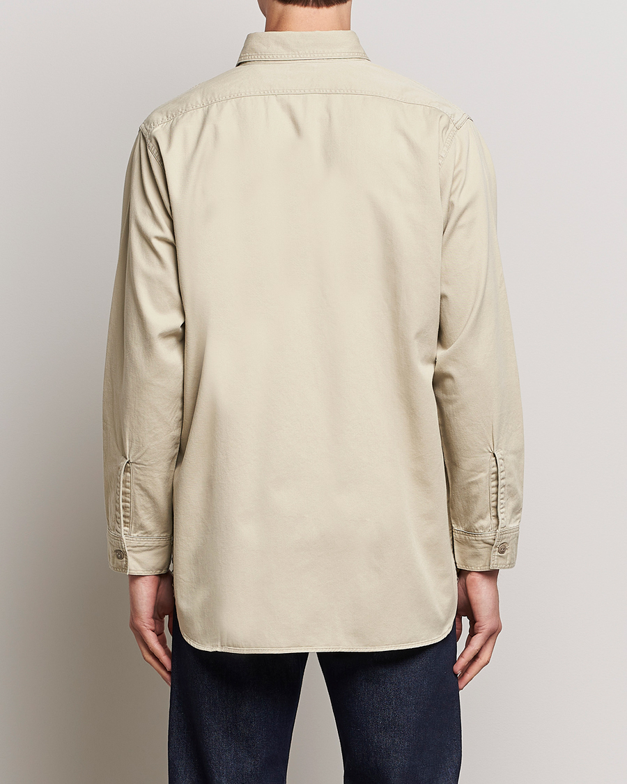 Mies | Kauluspaidat | orSlow | Double Pocket Utility Shirt Beige