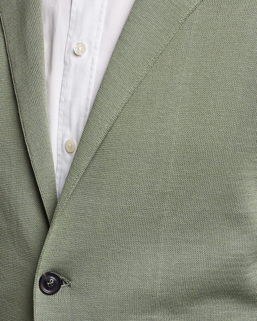 Mies | Pikkutakit | Lardini | Knitted Cotton Blazer Soft Green