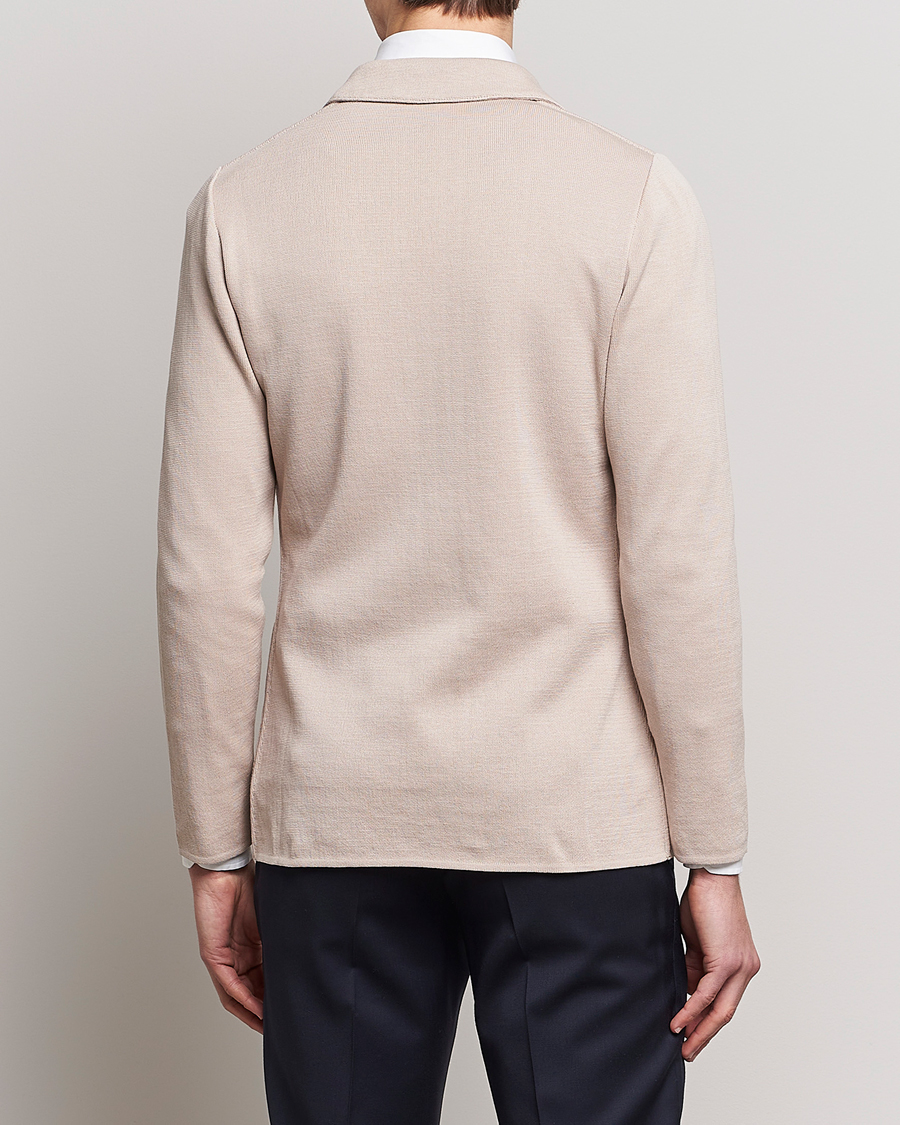 Mies | Pikkutakit | Lardini | Knitted Cotton Blazer Beige