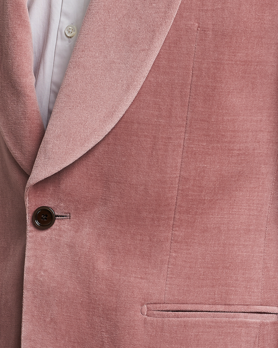 Mies | Pikkutakit | Lardini | Summer Velvet Dinner Jacket Soft Pink