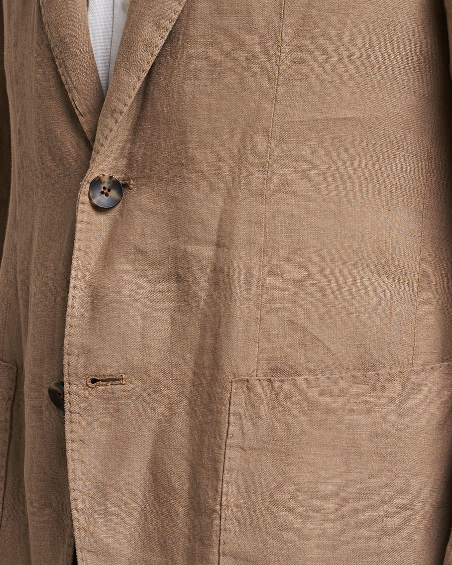 Mies | Pikkutakit | Lardini | Patch Pocket Linen Blazer Beige