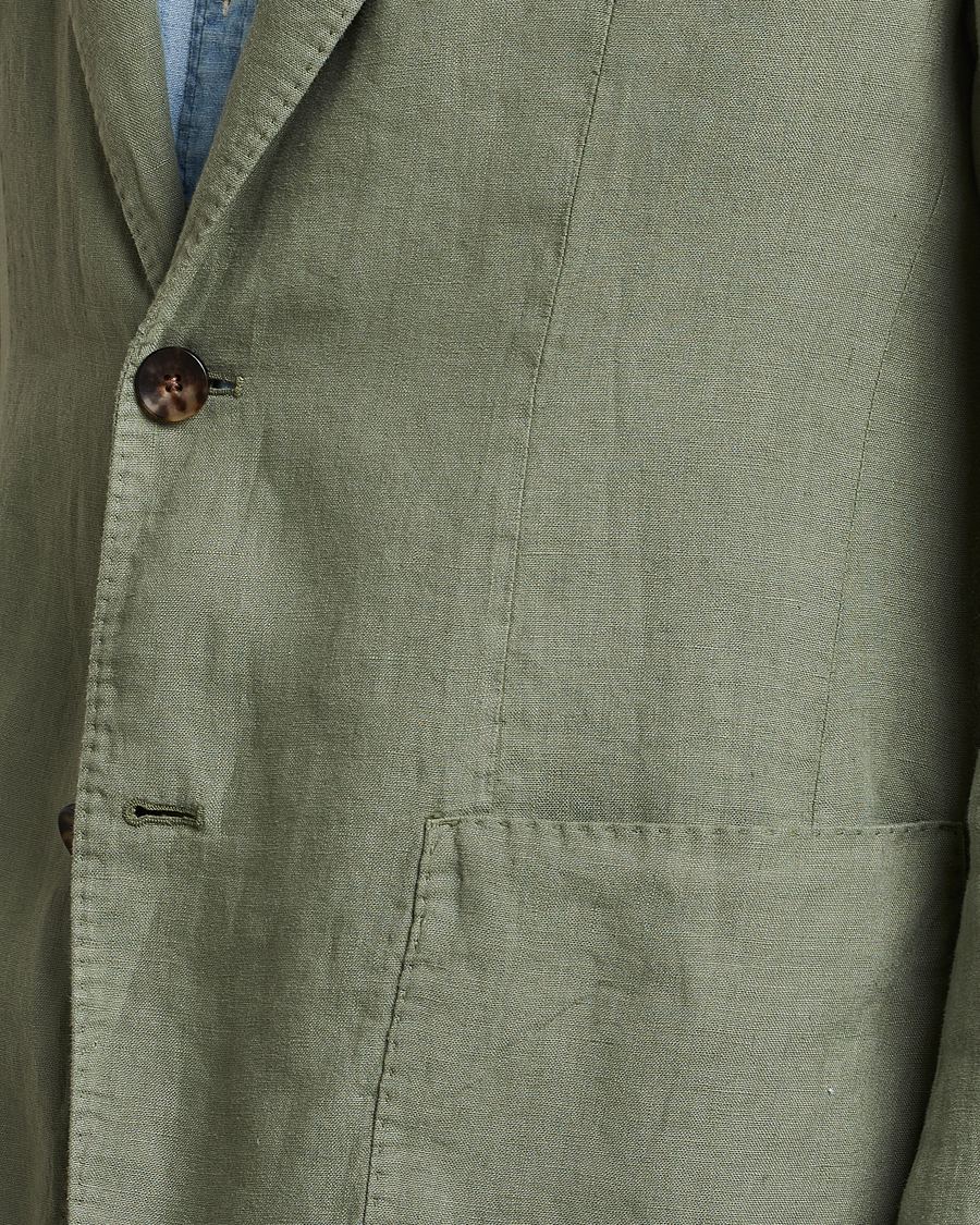 Mies | Pikkutakit | Lardini | Patch Pocket Linen Blazer Olive