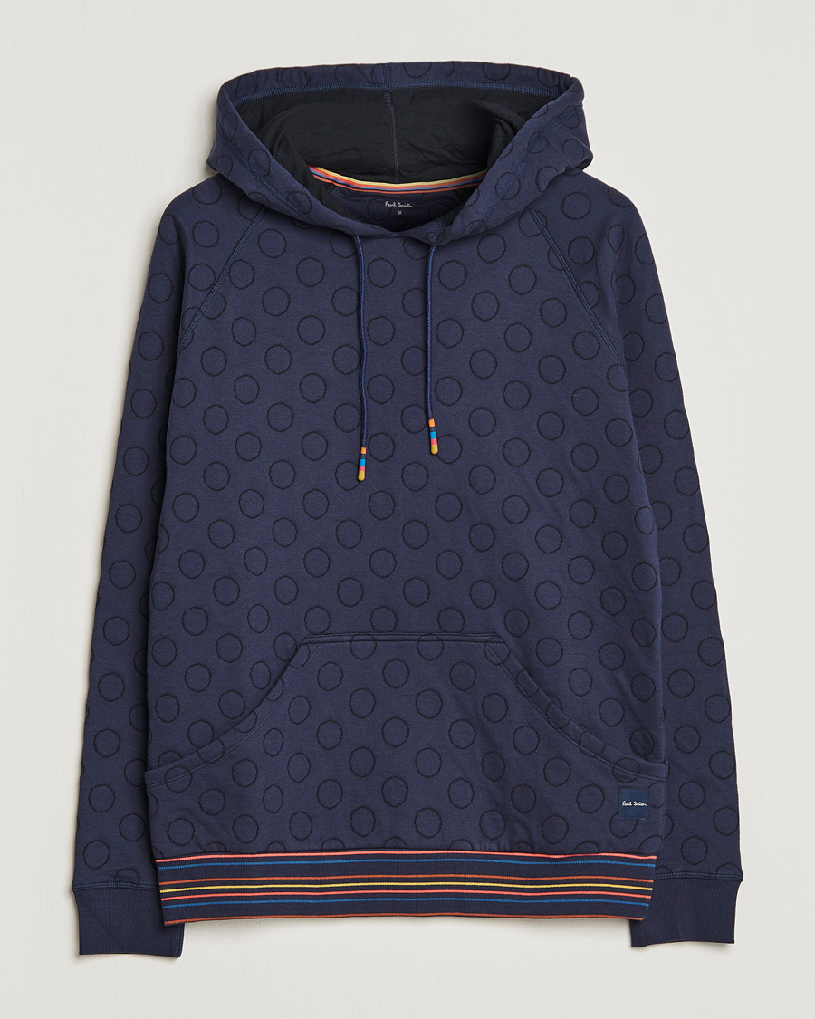 Mies | Puserot | Paul Smith | Jacquard Hoodie Navy