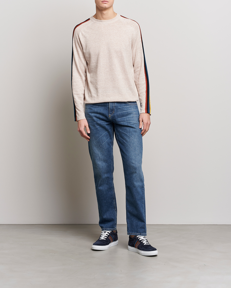 Mies | Puserot | Paul Smith | Knitted Crew Neck White